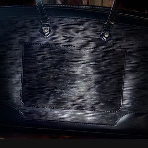 Authentic Louis Vuitton, black inside and out used no box